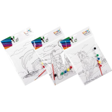 "Learn to Paint" Printed Art Canvas 24x30cm 